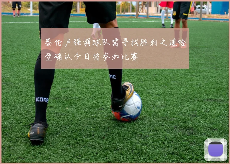 泰伦卢强调球队需寻找胜利之道哈登确认今日将参加比赛