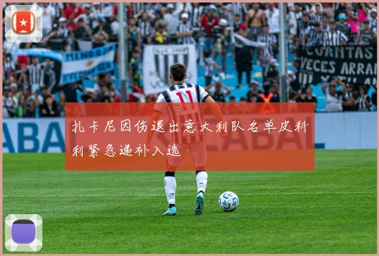 扎卡尼因伤退出意大利队名单皮科利紧急递补入选