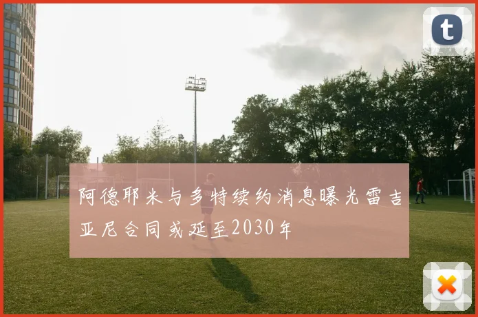 阿德耶米与多特续约消息曝光雷吉亚尼合同或延至2030年