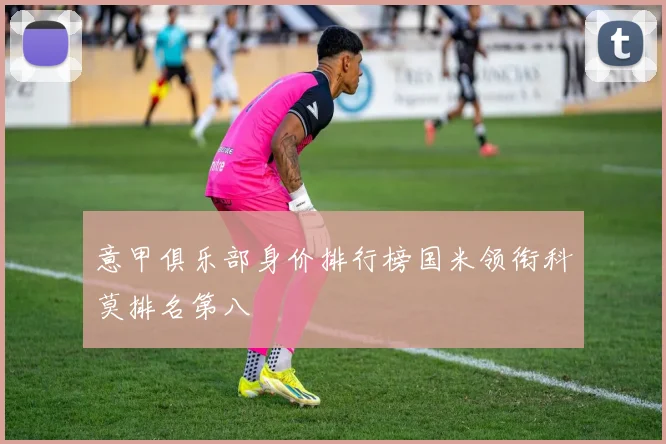 意甲俱乐部身价排行榜国米领衔科莫排名第八